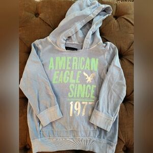 American Eagle Outfitters 3/4 sleeve sweatshirt, distressed wash